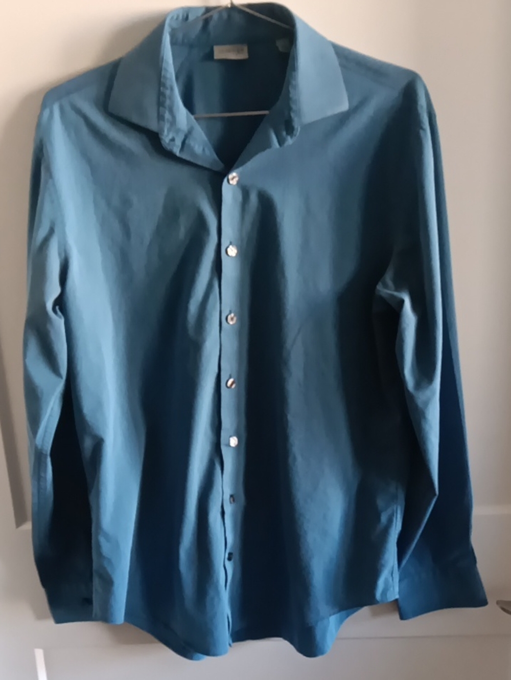 Kenneth Cole Reaction Men's Teal Dress Shirt